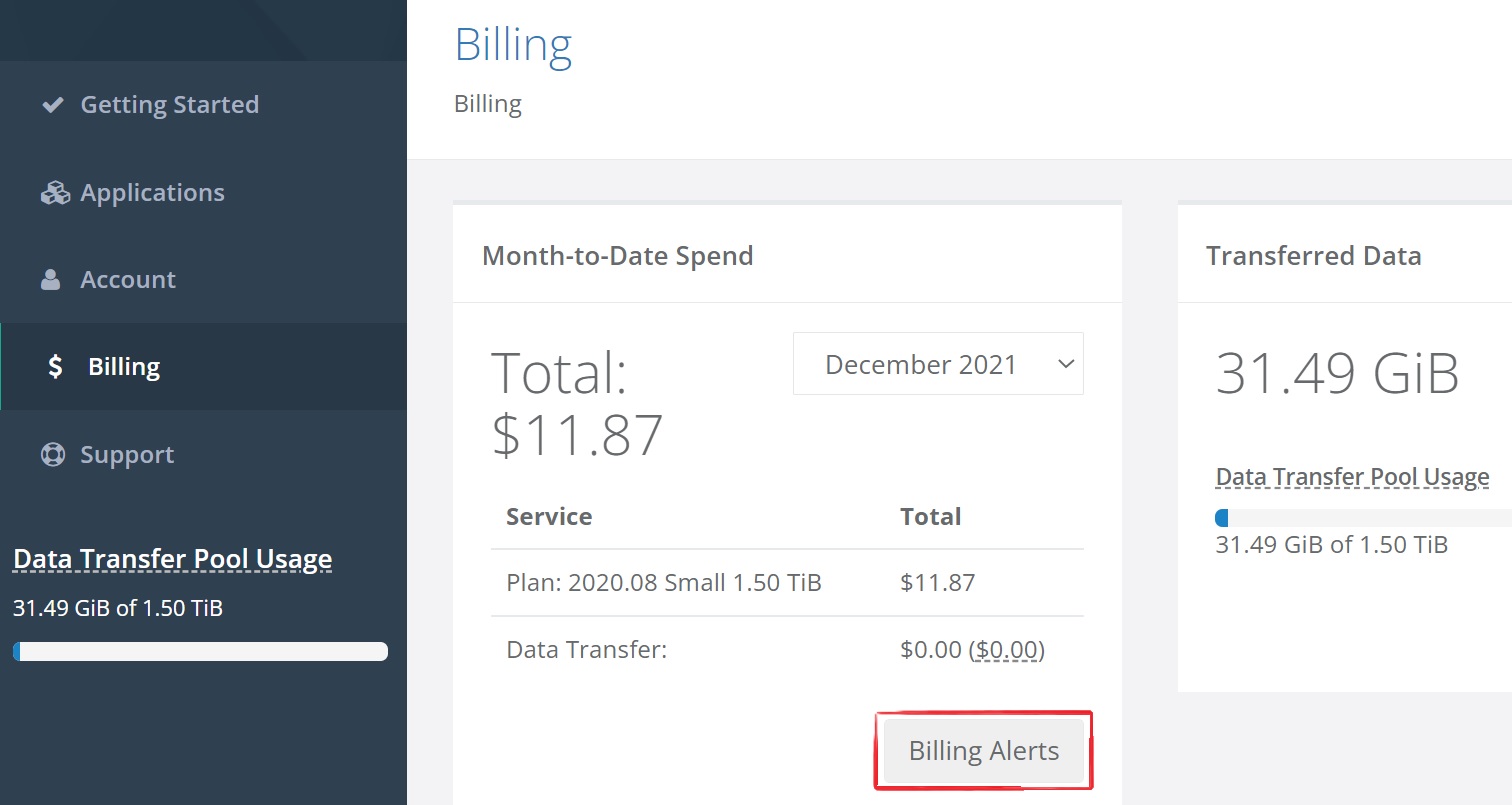 Billing Page